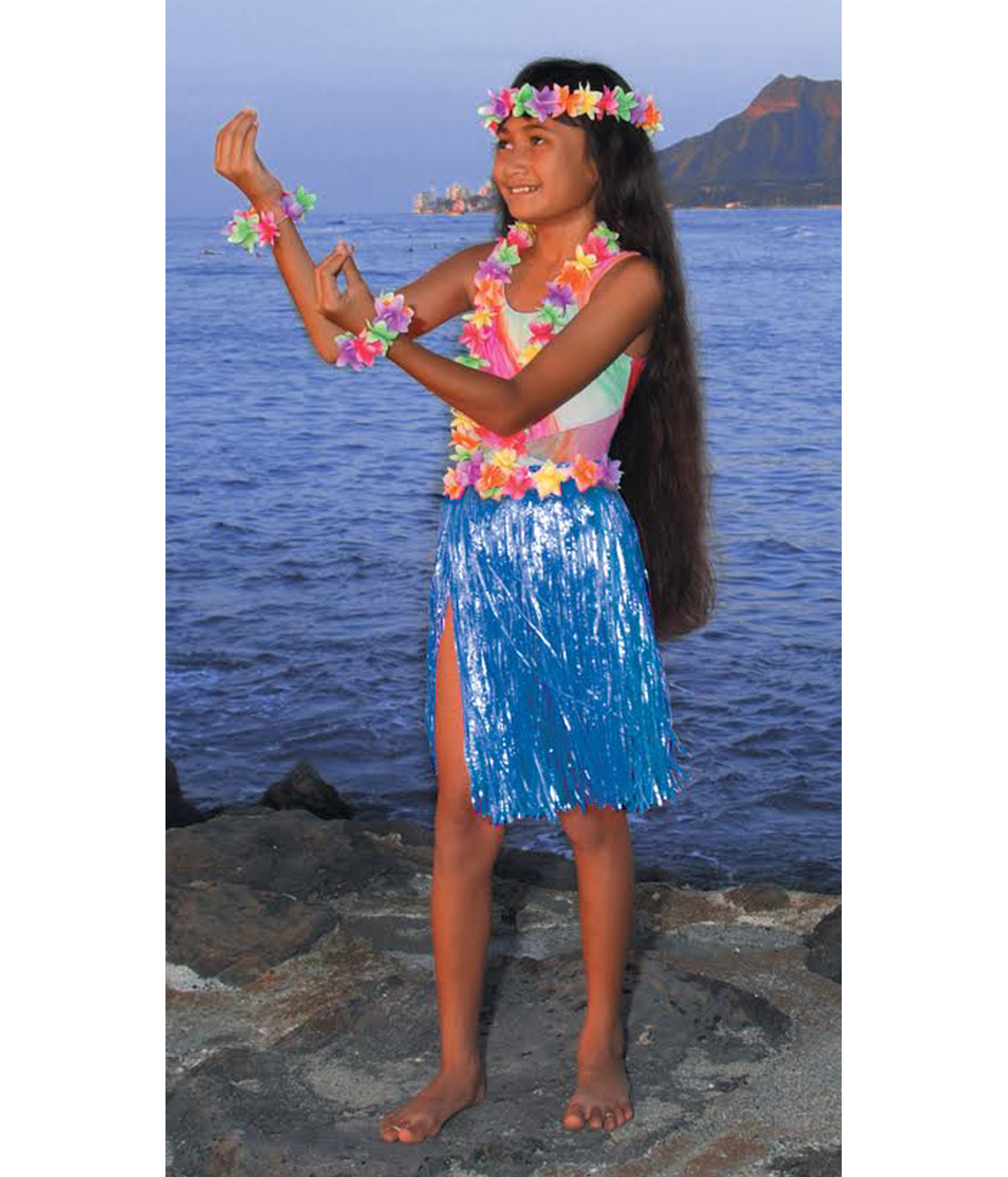 Party Supplies – Childrens Hula – Blue