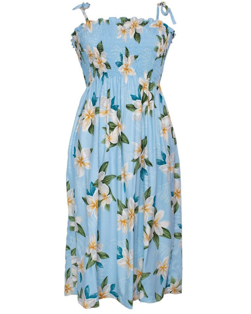【GINGER掲載商品】 Plumeria-shower-Tube-Top-Dress トップス