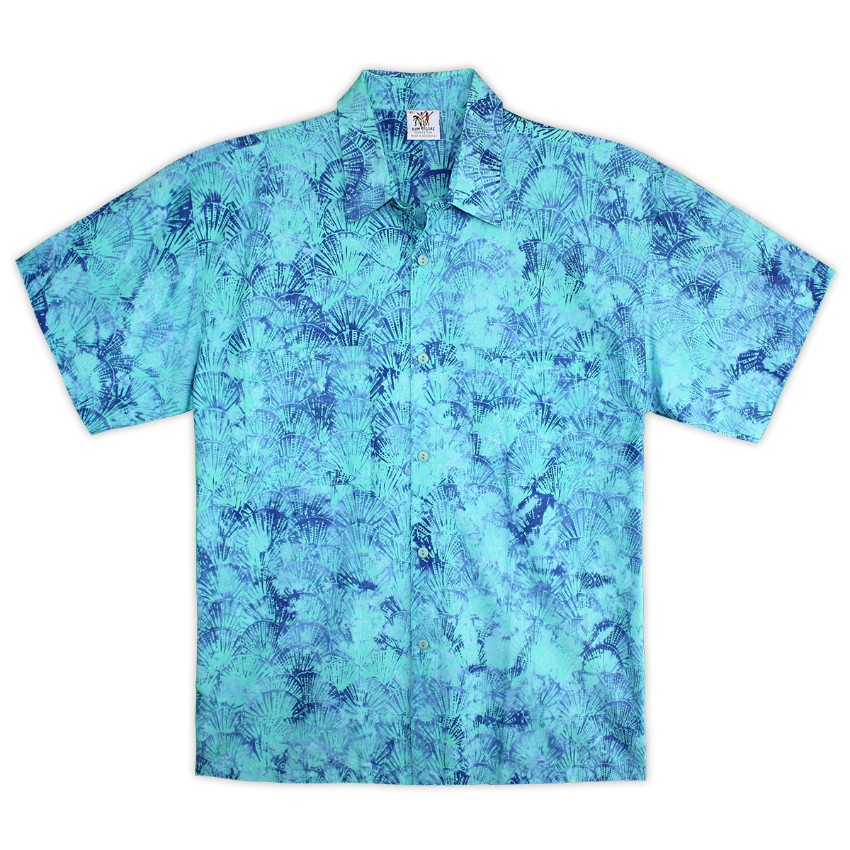 Rum Reggae Hawaiian Shirt - Primitive Surf - Turquoise/ Navy