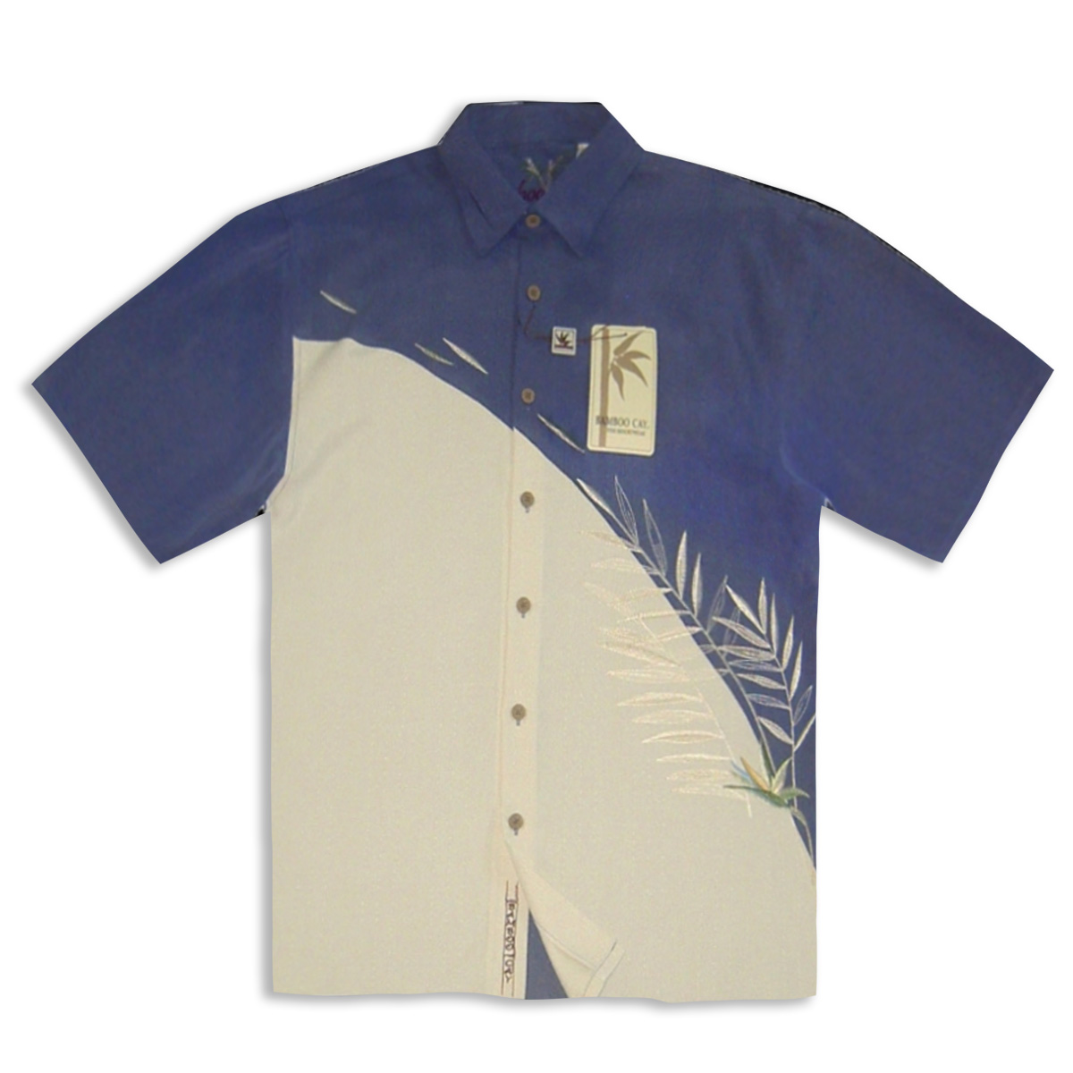 Bamboo Cay-Men’s Shirt-Bamboo Haven blue Front
