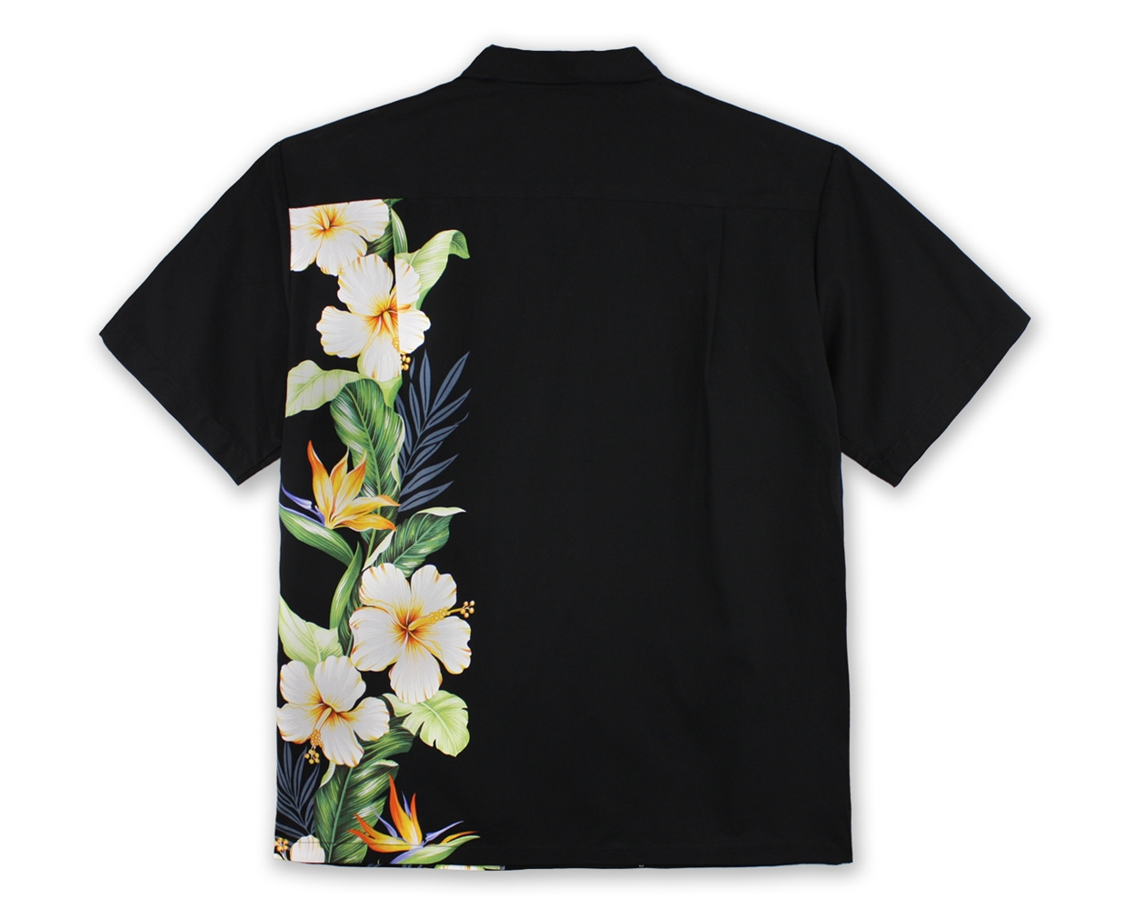 Hawaiian Shirt – Maka Pua (Front / Back design) – Black