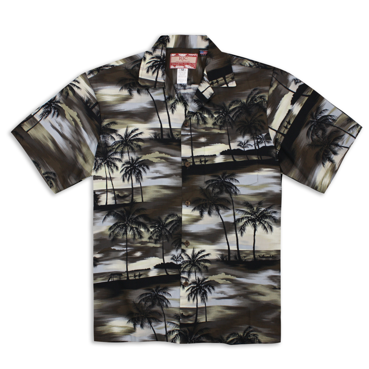 Hawaiian Shirt – South Pacific – Natural Brown
