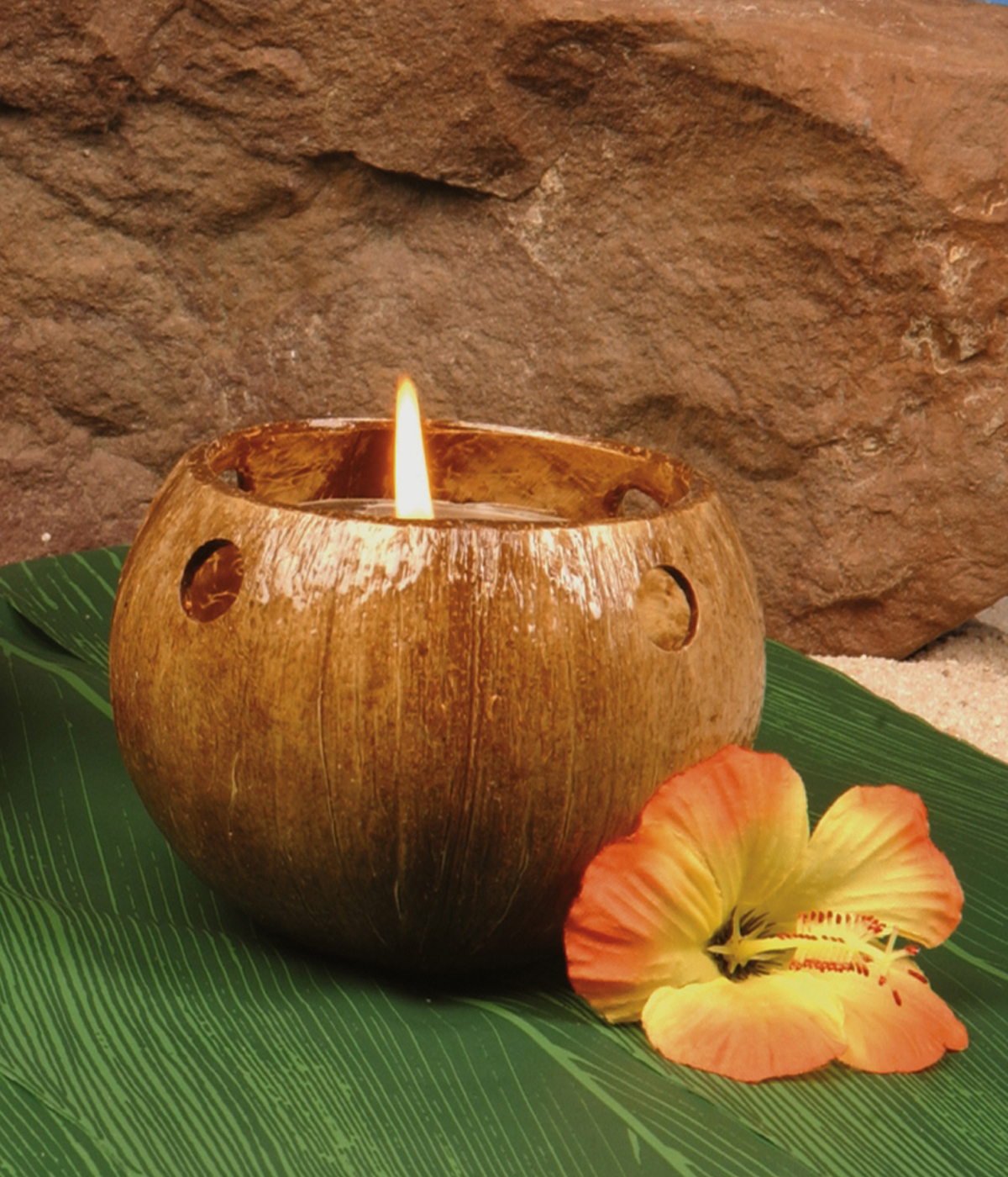Coconut Candle with Tea Light