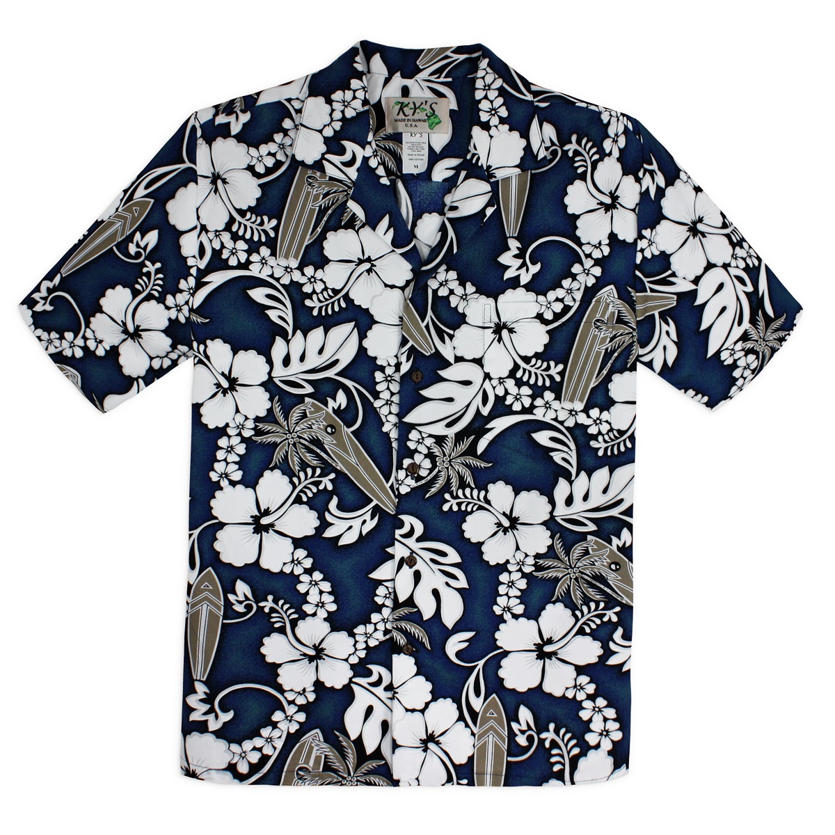 Mens Hawaiian Shirt – Hang Loose – Blue
