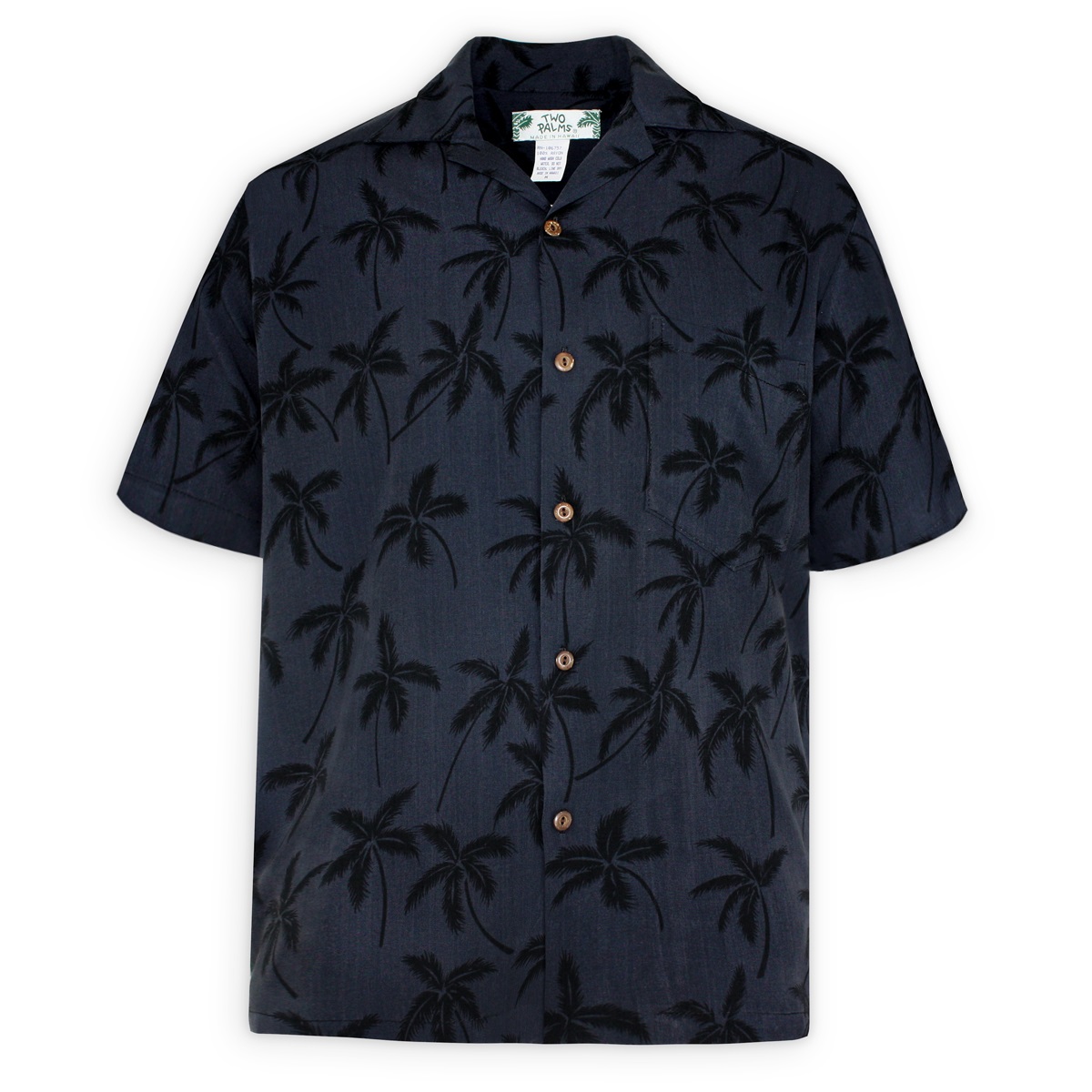 mens-hawaiian-shirt-island-palms-black