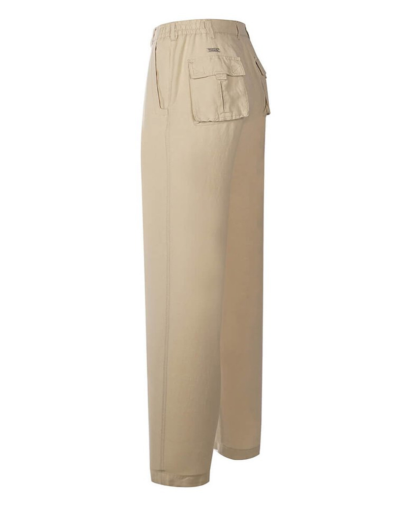 Weekender St. Barts Pants – Soft Linen – Khaki