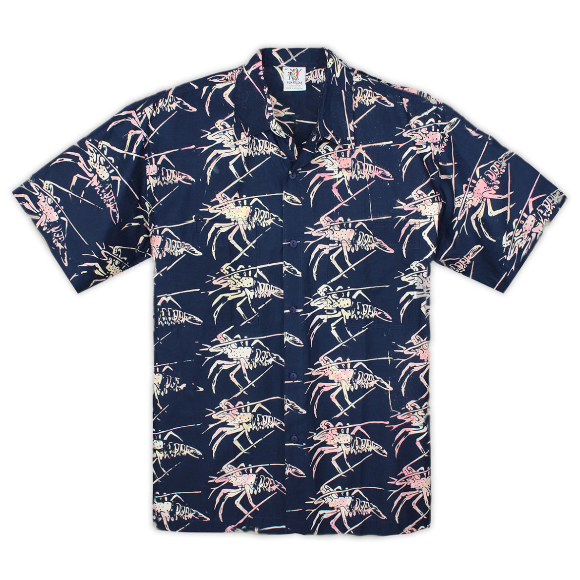Rum Reggae Hawaiian Shirt - Lobster Fest - Navy Blue