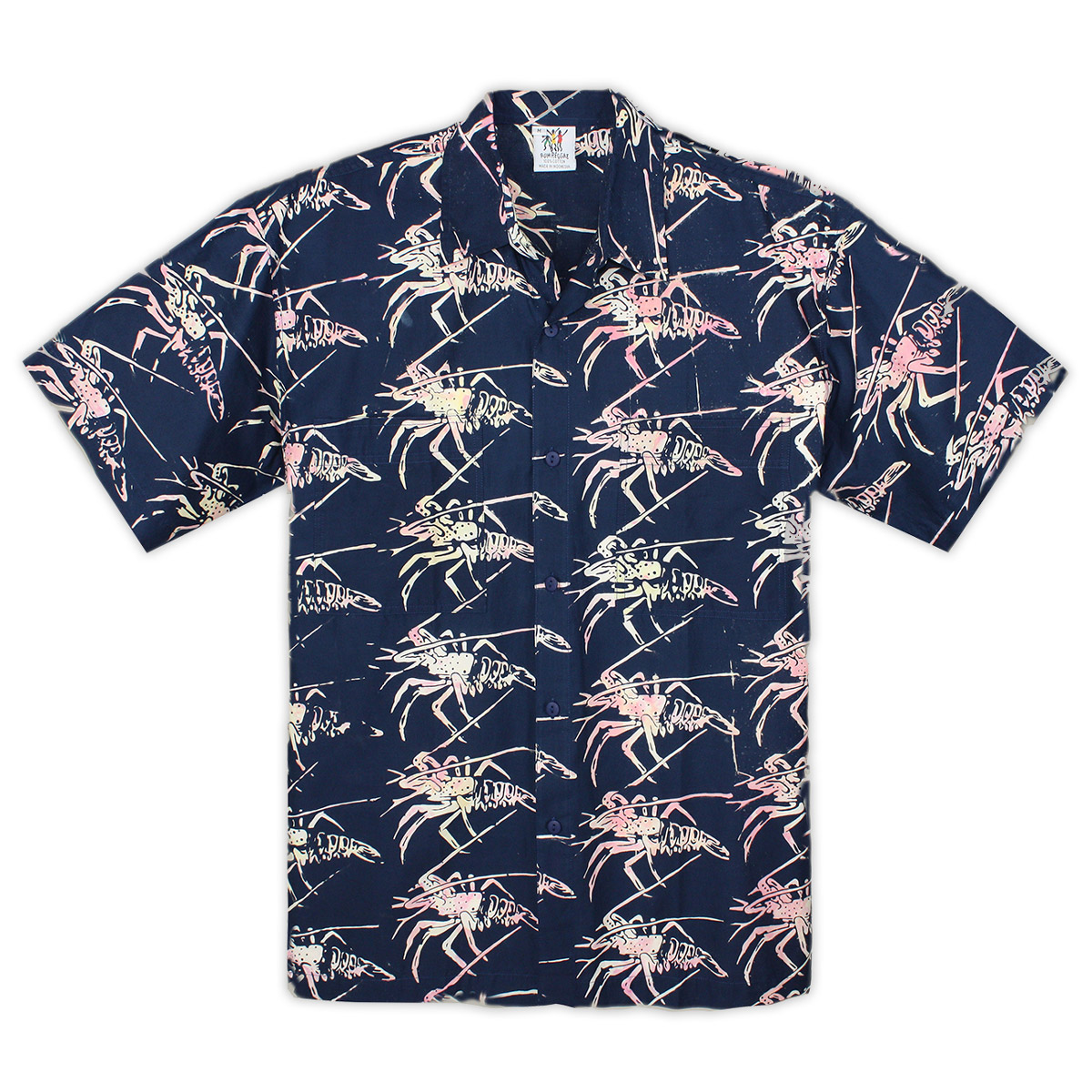 Rum Reggae Hawaiian Shirt – Lobster Fest – Navy Blue