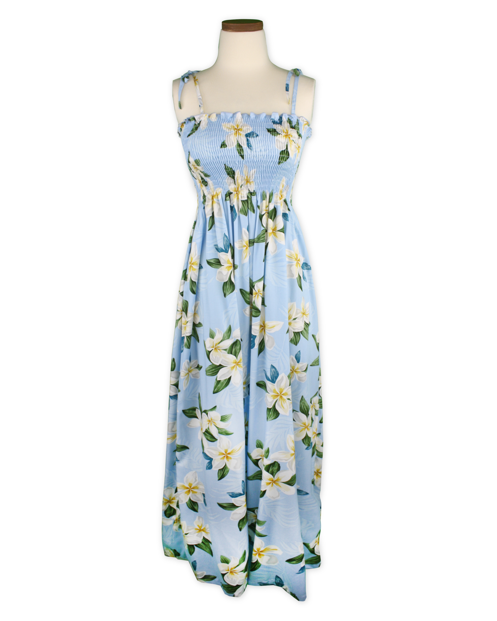 two-palms-maxi-shirred-plumeria-shower-blue-2d610rplumswrbl