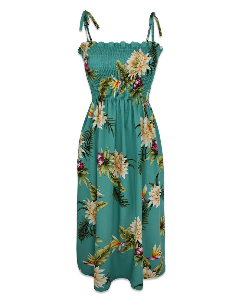 Shirred Tube Top Sundress - Ceres Green - Mint