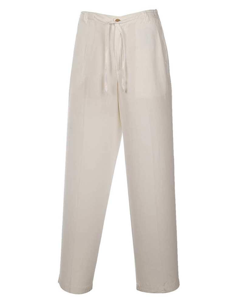 Weekender St. Barts Pants - Soft Linen - White