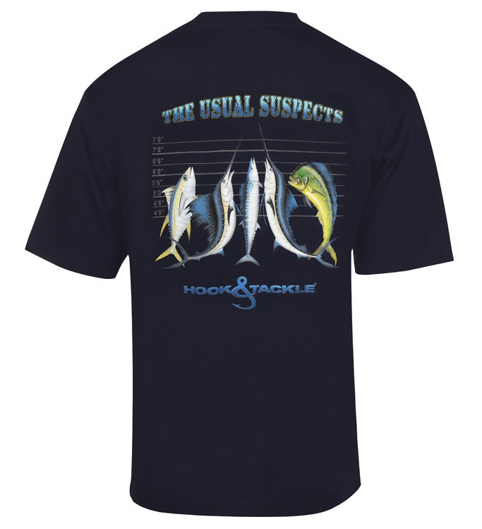 Hook & Tackle T-Shirt – Line Up – Navy