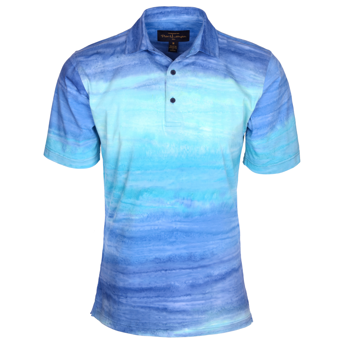 Pete Huntington – Polo Shirt – Electric – Blue Gradient