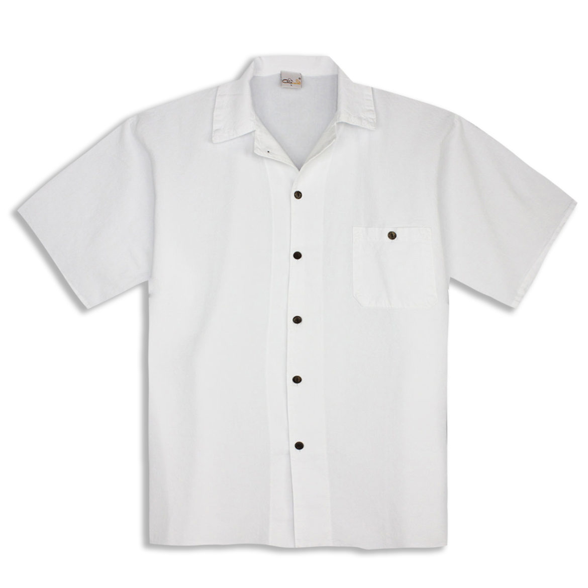 Men's Hawaiian Shirt - Oasis - White