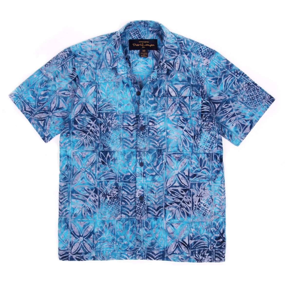Boys Hawaiian Shirt - Timor Island - Blue - Pete Huntington Brand