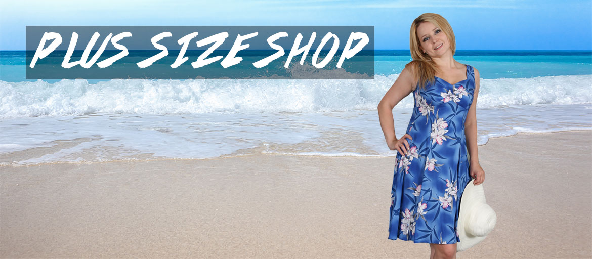 Hawaiian and Tropical Plus Size Clothing
