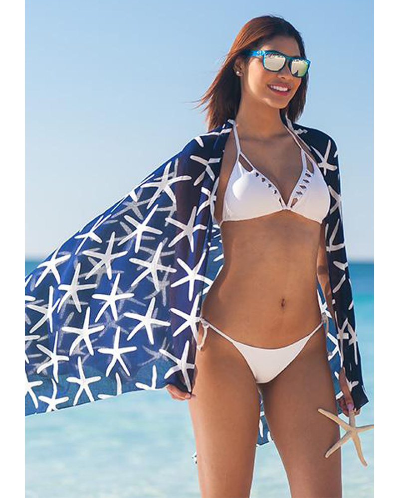 Beautiful easy, breezy cotton Sarong Beach Cover-up