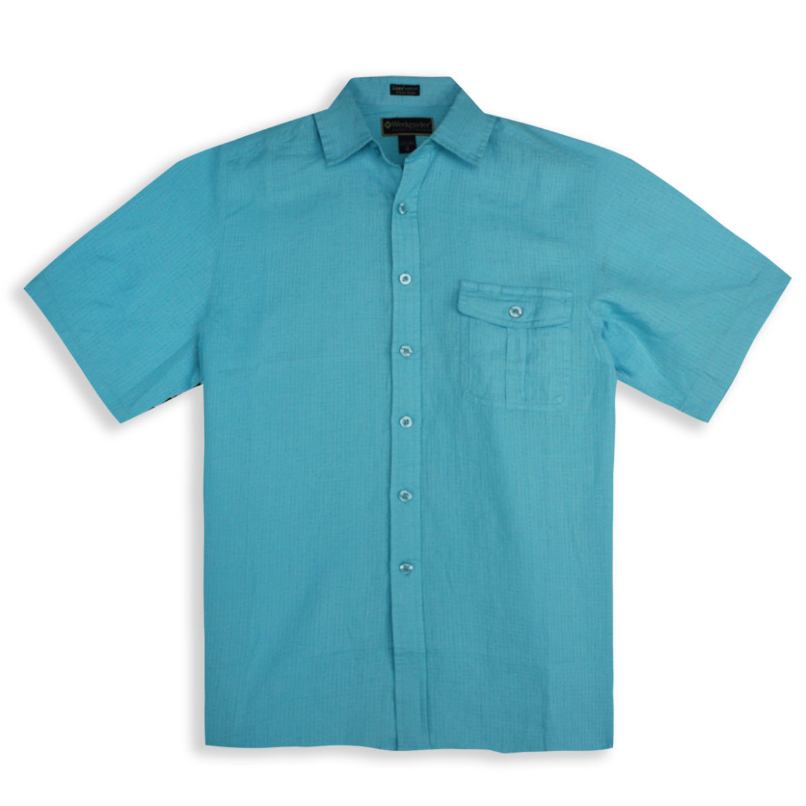 Weekender Men's Shirt-Cook Islands-Turquoise-front view