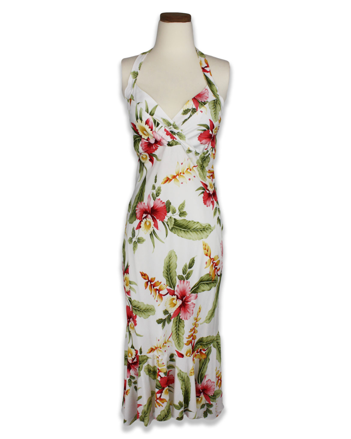 Tropical Sundress - mid-length - Sonic Beige - Front -