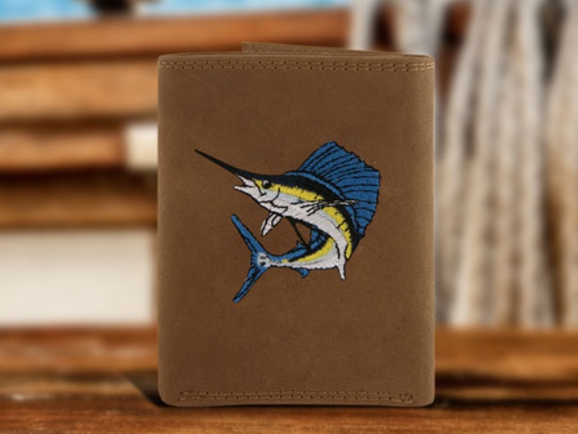 Leather-Sailfish-wallet-dock-view