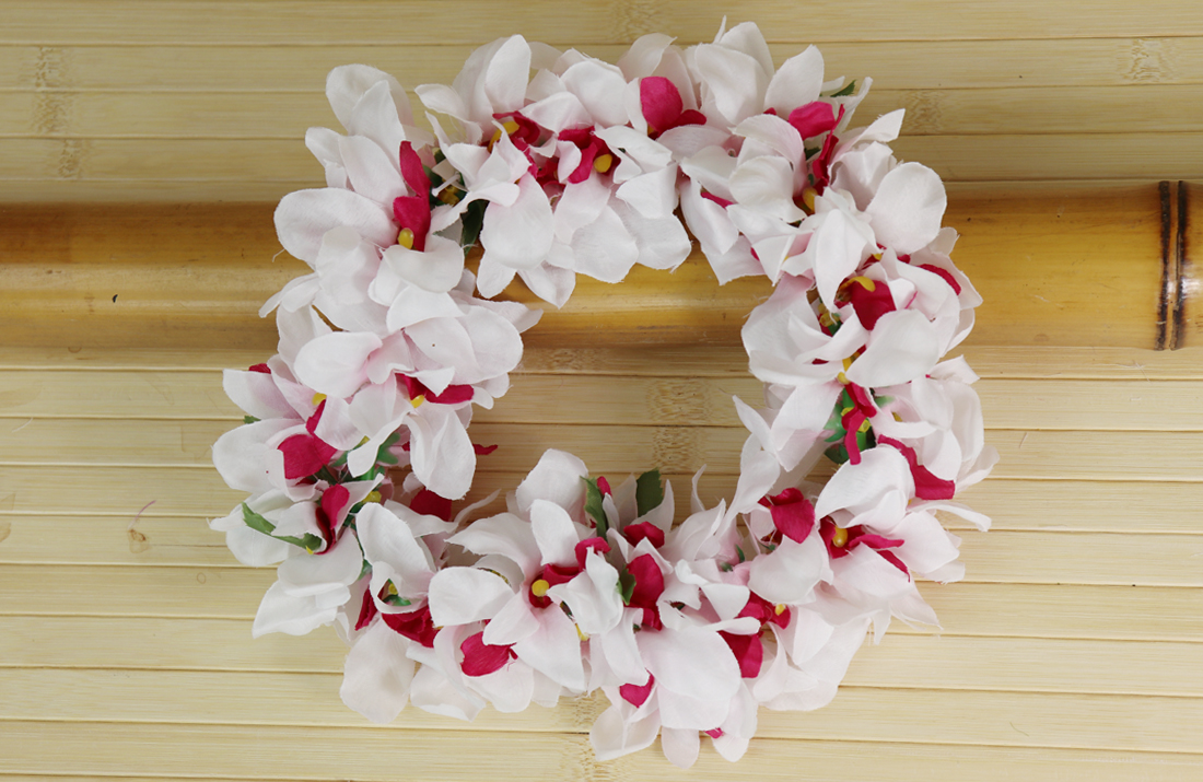 Dendrobium Orchid Poepoe head band pink