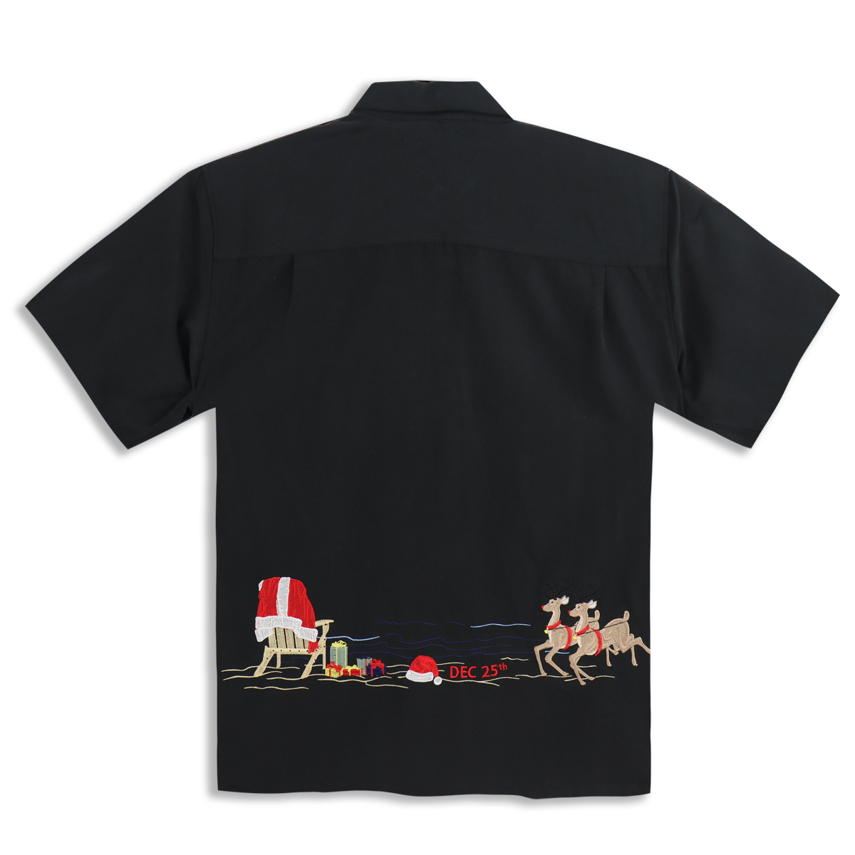Bamboo Cay – christmas Shirt – Dec 25th -black – back