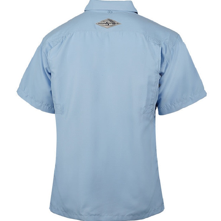 Hook & Tackle – Seacliff Shirt – Sky Blue – back view