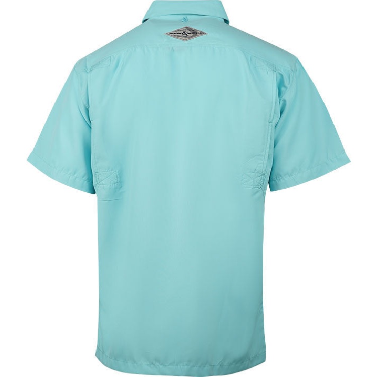 Hook & Tackle – Seacliff Shirt – Turquesa – back view