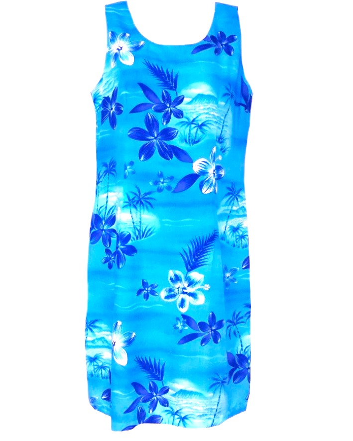 Hawaiian-Short-Tank-Sundress-Moonlight-Blue