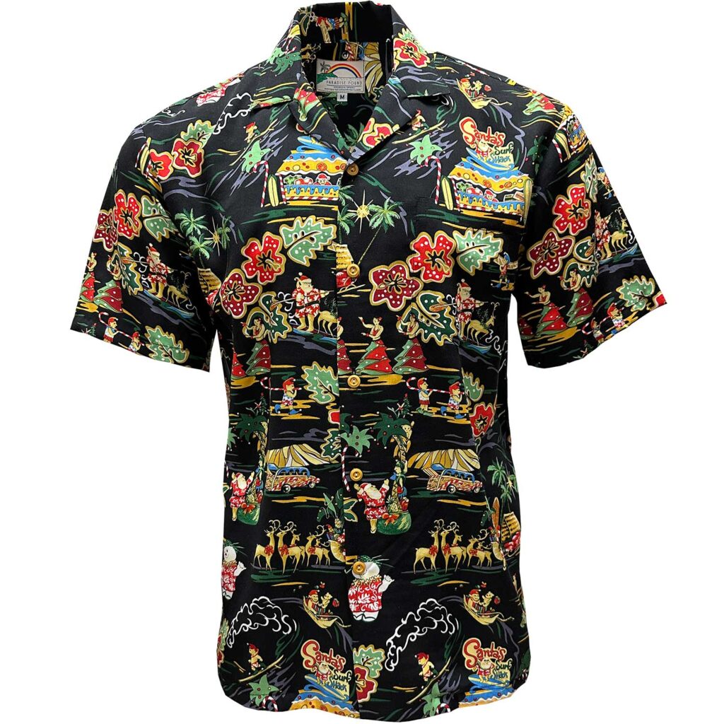 Chemise De Noël Homme - Manches Longues, Slim Fit, Motifs Festifs 3D - Coton, Tailles S à 3XL